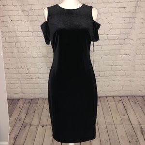 Calvin Klein Velvet LBD, NWT, size 6